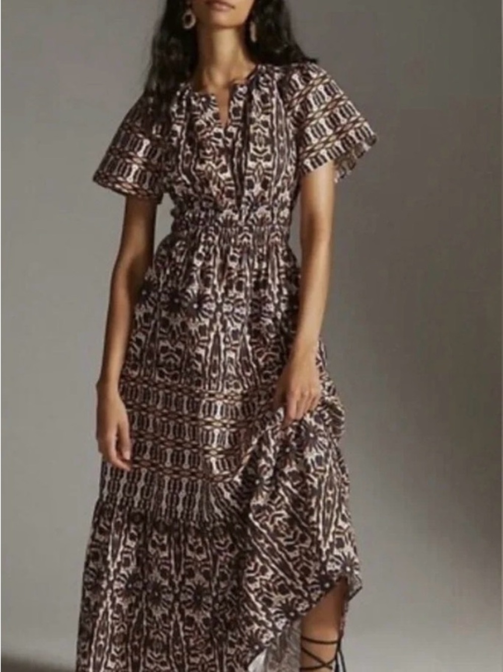 Anthropologie Maeve Somerset Dress in Cotton